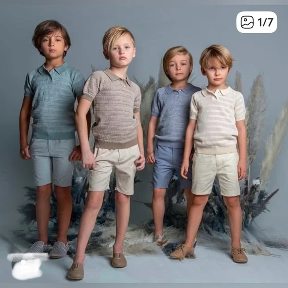 BELATI POINTELLE KNIT BEIGE SHIRT SIZE 5 - Picture 1 of 12